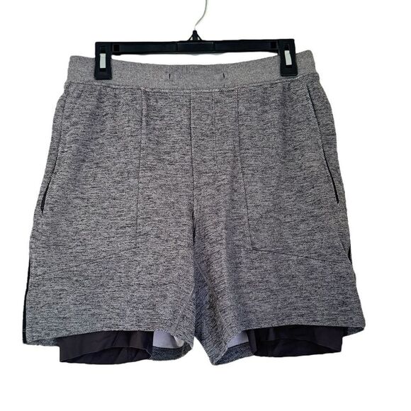 Lululemon T.H.E. Short 7" Mesh *Liner Graphite Grey / Vapor Size Medium - Picture 3 of 5